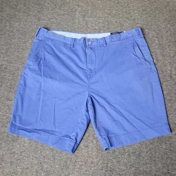 Polo Ralph Lauren Short Men’s Size 42 Blue Chino Classic Fit Pony On Back Pocket - Picture 1 of 10